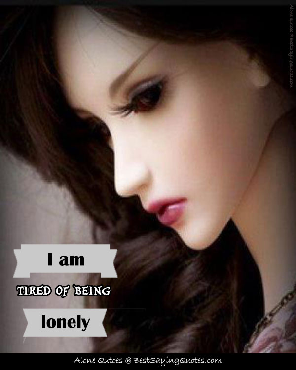 Alone Girl Images With Quotes
