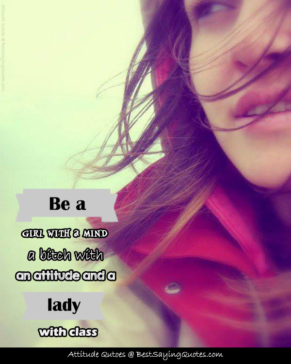 Girly Attitude Quotes Images In English