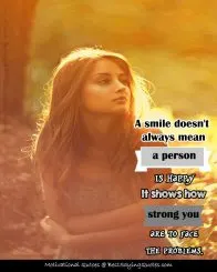 Smiling Motivational Happy Quotes